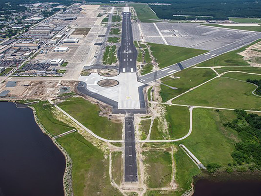 Naval Air Station Jacksonville Equipped with New Runways