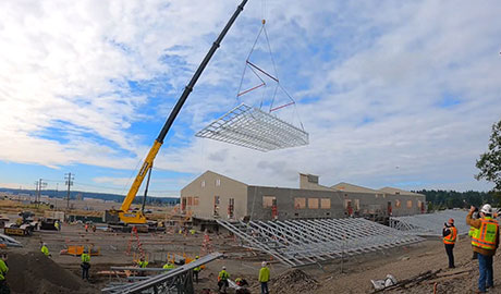 Roof Truss Installation - Information Systems Facility